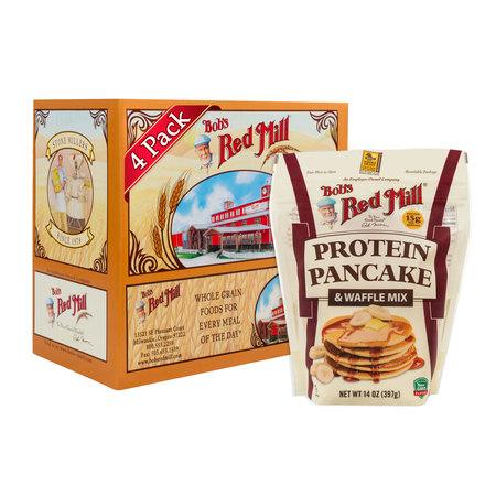Bobs Red Mill Natural Foods Bob's Red Mill Protein Pancake And Waffle Mix 14 oz. Bag, PK4 1399S144